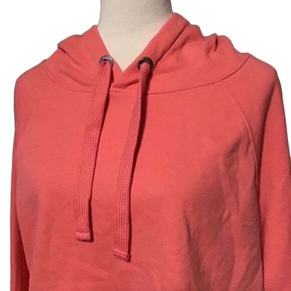 Calvin Klein Jeans Pink Oversized Cropped Hoodie M - Picture 2 of 8